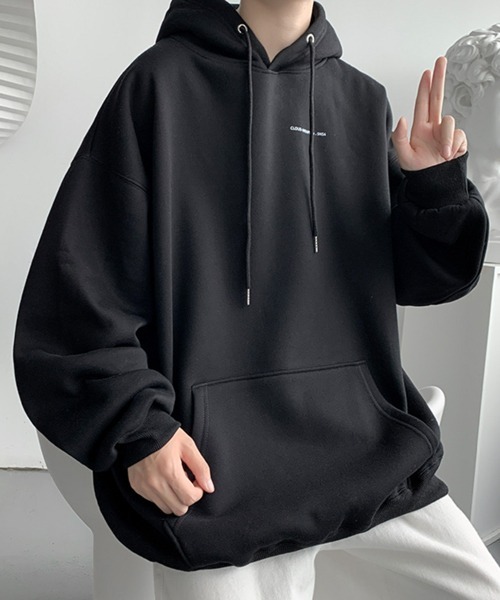 NOWLE（ノウル）の「【NOWLE】バック グラフィック プリント パーカー（パーカー・メンズ・ホワイト/ブラック/グレー・MEDIUM/LARGE/X-LARGE/XX-LARGE）」の9枚目の写真