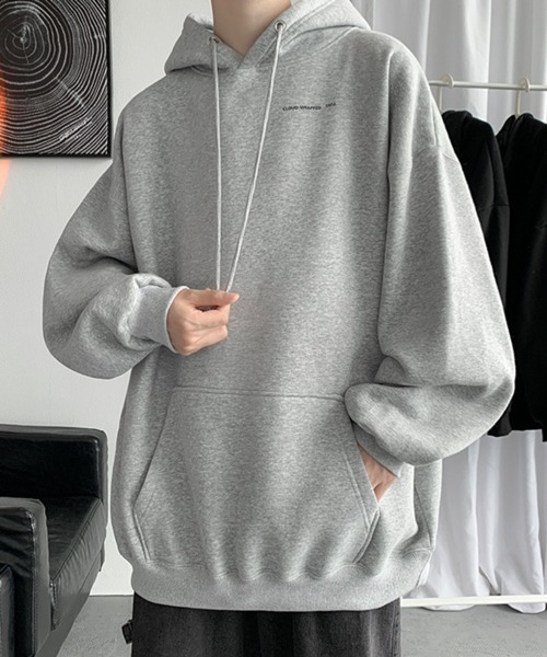 NOWLE（ノウル）の「【NOWLE】バック グラフィック プリント パーカー（パーカー・メンズ・ホワイト/ブラック/グレー・MEDIUM/LARGE/X-LARGE/XX-LARGE）」の21枚目の写真