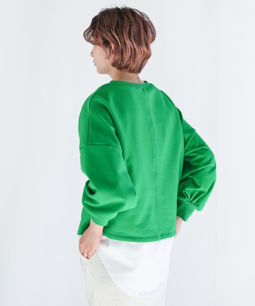 select MOCA(セレクトモカ)の「2022 SS バルーンスリーブショートプルオーバー(Tシャツ/カットソー・レディース・ブラック/オフホワイト/グリーン/ペールイエロー・FREE)」の12枚目の写真