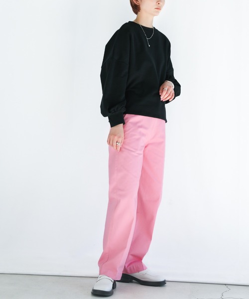 select MOCA(セレクトモカ)の「2022 SS バルーンスリーブショートプルオーバー(Tシャツ/カットソー・レディース・ブラック/オフホワイト/グリーン/ペールイエロー・FREE)」の22枚目の写真