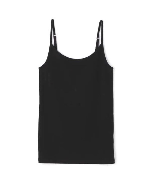 N.(N. Natural Beauty Basic)(エヌエヌナチュラルビューティーベーシック)の「三角テレコインナー(キャミソール・レディース・ホワイト/ブラック/ベージュ・MEDIUM)」の1枚目の写真