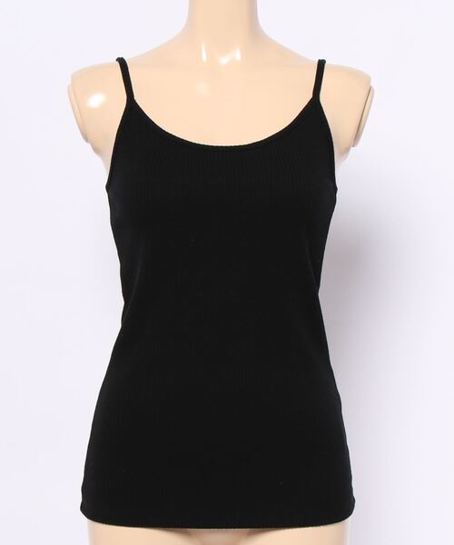 N.(N. Natural Beauty Basic)(エヌエヌナチュラルビューティーベーシック)の「三角テレコインナー(キャミソール・レディース・ホワイト/ブラック/ベージュ・MEDIUM)」の6枚目の写真