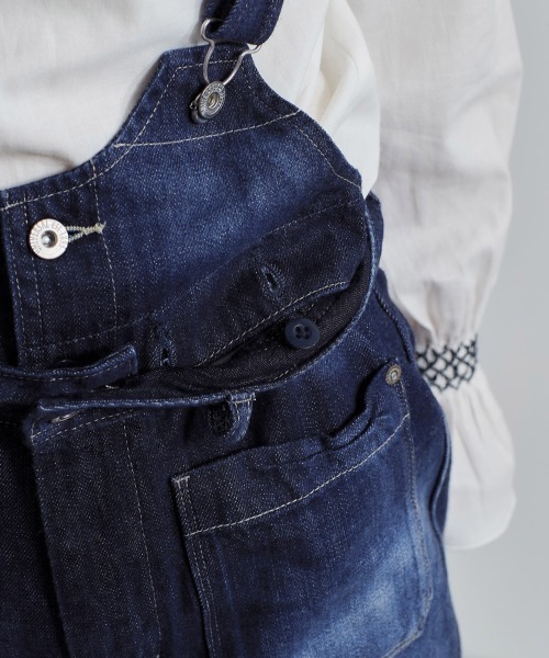 cepo（セポ）の「デニムミニサロペット 2WAY（サロペット/オーバーオール・レディース・ブルー系1/ブルー系2・S/M）」の5枚目の写真