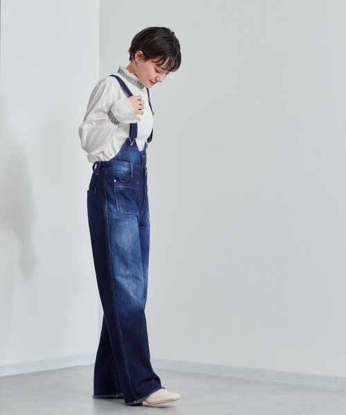 cepo（セポ）の「デニムミニサロペット 2WAY（サロペット/オーバーオール・レディース・ブルー系1/ブルー系2・S/M）」の3枚目の写真