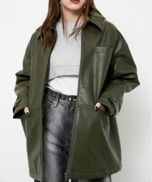LAGUA GEM | F/LEATHER OVER COAT(その他アウター)