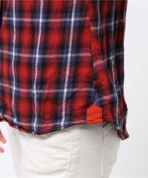 DouDou（ドゥドゥ）の「【J.A.C.H.S】チェックSH（シャツ/ブラウス・レディース・ブルー/グレー/レッド・SMALL）」の11枚目の写真