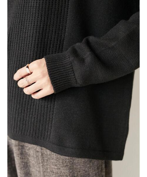 CRAFT STANDARD BOUTIQUE（クラフトスタンダードブティック）の「ポンチョ風ニットプルオーバー　＊◆（ニット/セーター・レディース・グリーン/チャコールグレー/ブラック/ベージュ/ライトブラウン・FREE）」の22枚目の写真