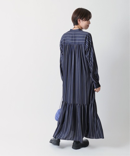 154t*美品ジャーナルスタンダードレサージュ デシンマキシティアードワンピース journal standard L'essage（ジャーナルスタンダードレサージュ