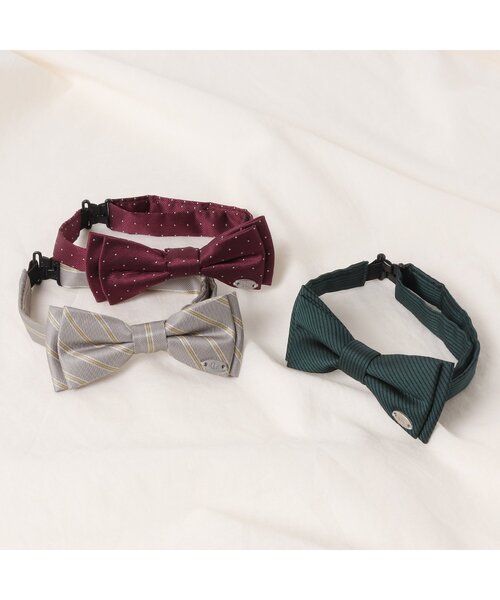 apres les cours（アプレレクール）の「■蝶ネクタイ（蝶ネクタイ・キッズ・グレー/レッド/グリーン・FREE）」の4枚目の写真