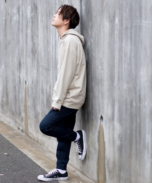 裏毛スウェットBIGロングパーカー/オーバーサイズ（パーカー）｜MGV（エムジーヴィー）