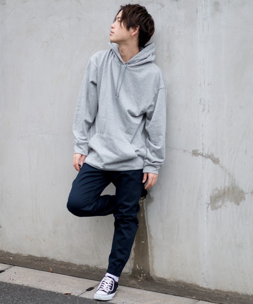 裏毛スウェットBIGロングパーカー/オーバーサイズ（パーカー）｜MGV（エムジーヴィー）