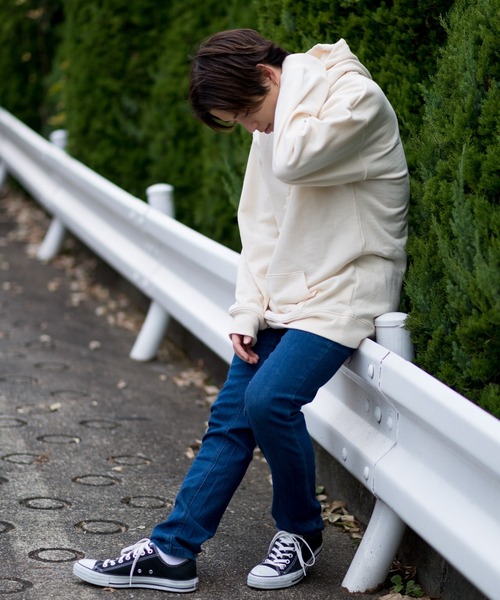 裏毛スウェットBIGロングパーカー/オーバーサイズ（パーカー）｜MGV（エムジーヴィー）