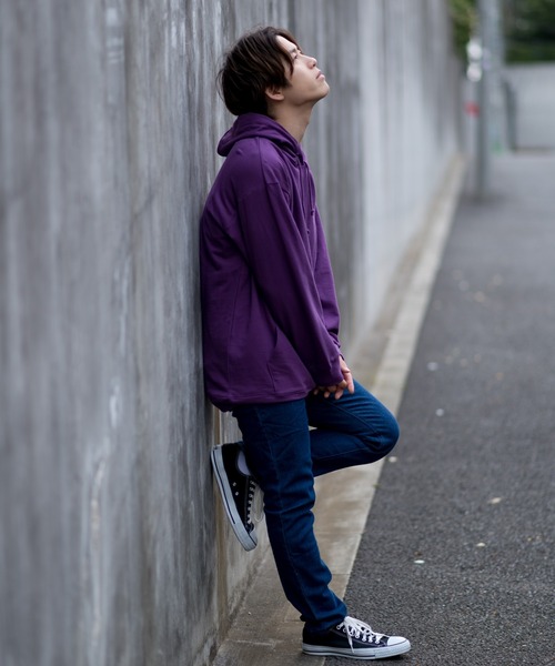 裏毛スウェットBIGロングパーカー/オーバーサイズ（パーカー）｜MGV（エムジーヴィー）