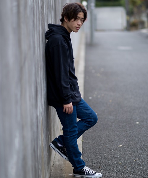 裏毛スウェットBIGロングパーカー/オーバーサイズ（パーカー）｜MGV（エムジーヴィー）