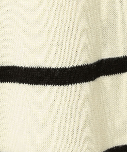 AVIREX(アヴィレックス)の「【直営店限定】L-L/S BORDERLOGO KNIT/ ボーダーロゴニット(ニット/セーター・レディース・イエロー/オフホワイト・FREE)」の9枚目の写真