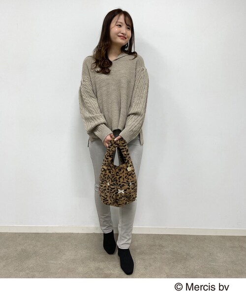 Miffy( ミッフィー)の「◆【コラボ】miffy×OPAQUE.CLIP フェイスマルシェバッグ【WEB限定カラー有】(ハンドバッグ・レディース・ホワイト/ライトグレー/ホワイト系3/ダークブラウン系7/ブラウン系その他5/ベージュ系8・00)」の18枚目の写真