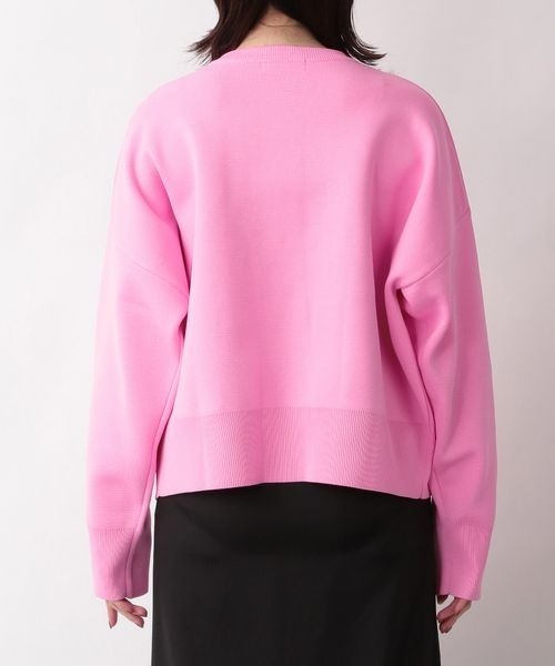 yuw（ユウ）の「ミラノリブクルーカーディガン　262877（カーディガン/ボレロ・レディース・ブラック/グリーン/ピンク・FREE）」の16枚目の写真