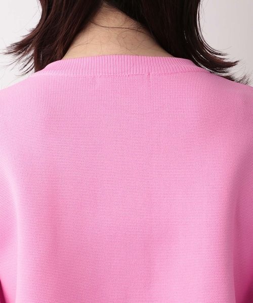 yuw（ユウ）の「ミラノリブクルーカーディガン　262877（カーディガン/ボレロ・レディース・ブラック/グリーン/ピンク・FREE）」の22枚目の写真