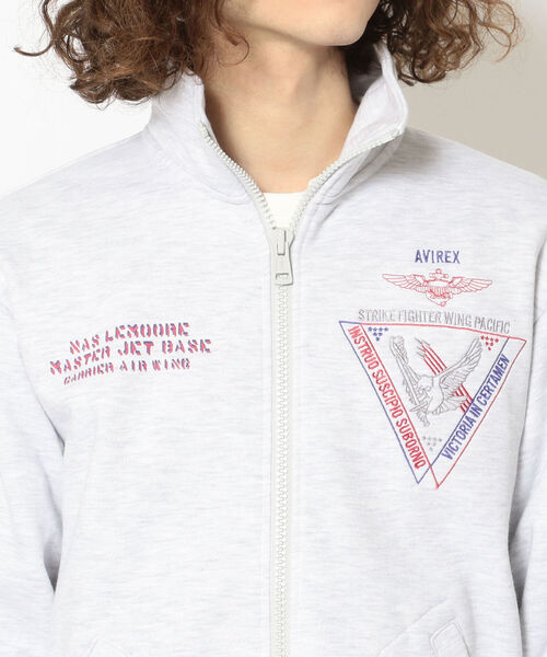 AVIREX(アヴィレックス)の「ネオン カラー ネイバル スタンド ジップ / LONG S LEEVE NEON COLOR NAVAL STAND ZIP / アヴィレックス /AVIREX(スウェット・メンズ・ライトグレー/ブラック/オリーブ/バーガンディー・MEDIUM/XX-LARGE/LARGE/X-LARGE)」の18枚目の写真