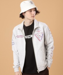 AVIREX | ネオン カラー ネイバル スタンド ジップ / LONG S LEEVE NEON COLOR NAVAL STAND ZIP / アヴィレックス /AVIREX(スウェット)