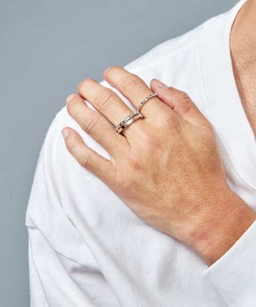 rehacer（レアセル）の「rehacer : Fork Link Ring - 3set - Made in Japan  / フォークリング-3 セットメイドインジャパン（リング・メンズ・シルバー/ゴールド・FREE）」の6枚目の写真