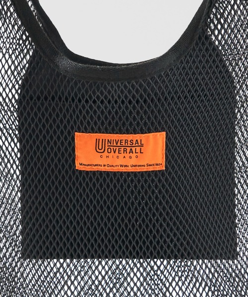 UNIVERSAL OVERALL（ユニバーサルオーバーオール）の「【UNIVERSAL OVERALL】MESH TOTE BAG / メッシュトートバック（トートバッグ・レディース・ベージュ/グリーン/ブラック・FREE）」の12枚目の写真
