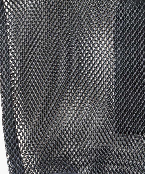 UNIVERSAL OVERALL（ユニバーサルオーバーオール）の「【UNIVERSAL OVERALL】MESH TOTE BAG / メッシュトートバック（トートバッグ・レディース・ベージュ/グリーン/ブラック・FREE）」の10枚目の写真