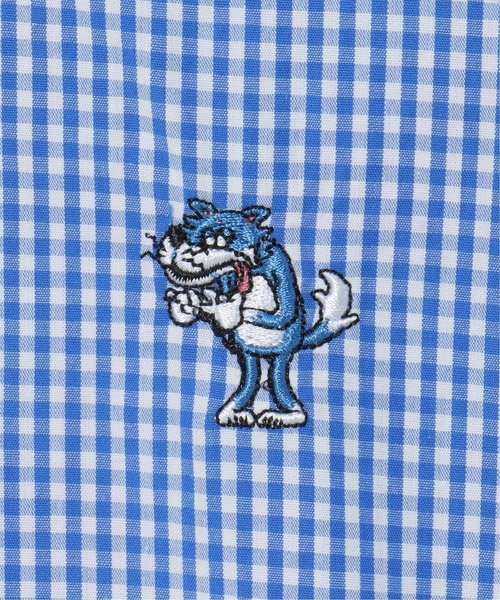 VENCEEXCHANGE（ヴァンスエクスチェンジ）の「【WEB限定】ブロードワンポイント刺繍ビッグシルエットシャツ　　カレッジ/オーバーサイズ/無地/切り替え/（シャツ/ブラウス・メンズ・ホワイト/ブラック/スカイブルー/ライトカーキ/クリアグリーン/ブルー/コーラル/その他31・M/L）」の19枚目の写真