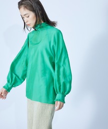 前後2WAY袖ボリュームボウタイ付きブラウス