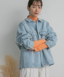 KBF | パッチワークデニムジャケット(デニムジャケット)
