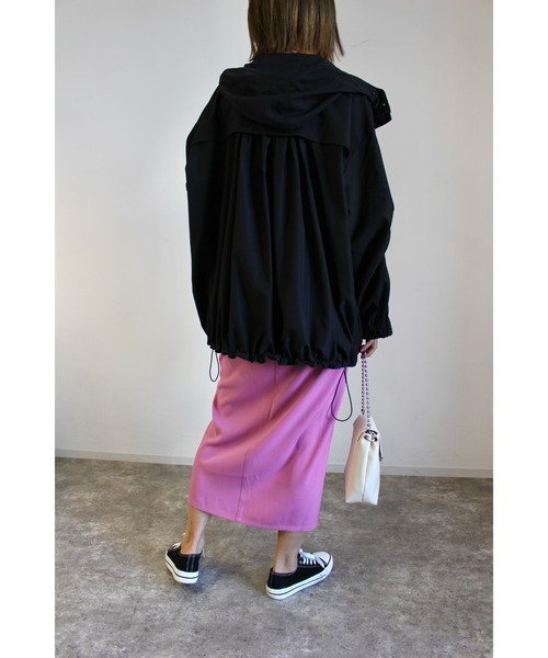 MLI'A（エムリア）の「配色／ブルゾン（ブルゾン・レディース・ブラック/ベージュ/カーキ・M）」の21枚目の写真