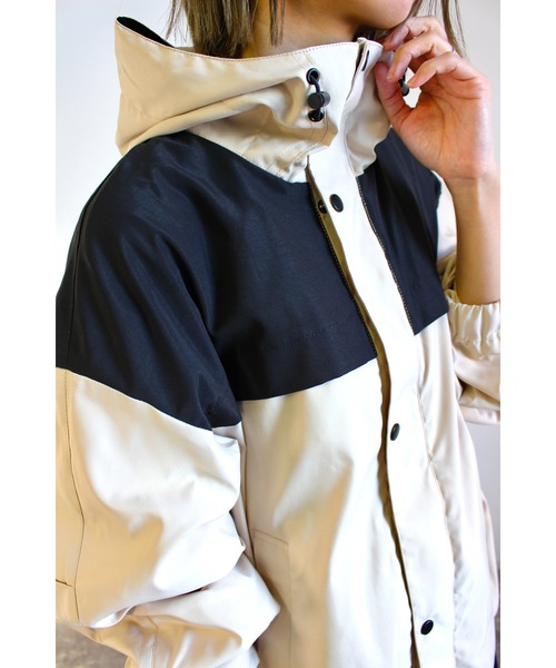 MLI'A（エムリア）の「配色／ブルゾン（ブルゾン・レディース・ブラック/ベージュ/カーキ・M）」の19枚目の写真