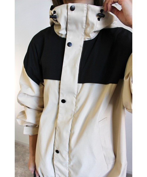 MLI'A（エムリア）の「配色／ブルゾン（ブルゾン・レディース・ブラック/ベージュ/カーキ・M）」の16枚目の写真