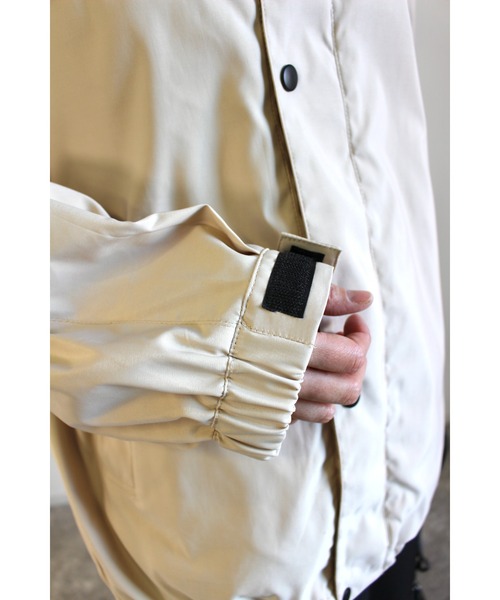 MLI'A（エムリア）の「配色／ブルゾン（ブルゾン・レディース・ブラック/ベージュ/カーキ・M）」の9枚目の写真