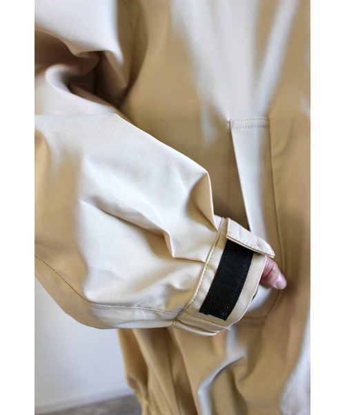 MLI'A（エムリア）の「配色／ブルゾン（ブルゾン・レディース・ブラック/ベージュ/カーキ・M）」の5枚目の写真