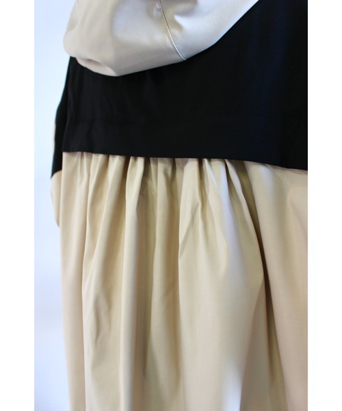 MLI'A（エムリア）の「配色／ブルゾン（ブルゾン・レディース・ブラック/ベージュ/カーキ・M）」の13枚目の写真