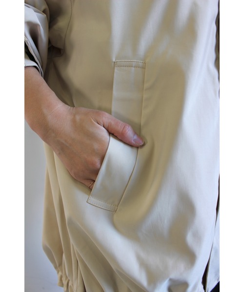 MLI'A（エムリア）の「配色／ブルゾン（ブルゾン・レディース・ブラック/ベージュ/カーキ・M）」の22枚目の写真