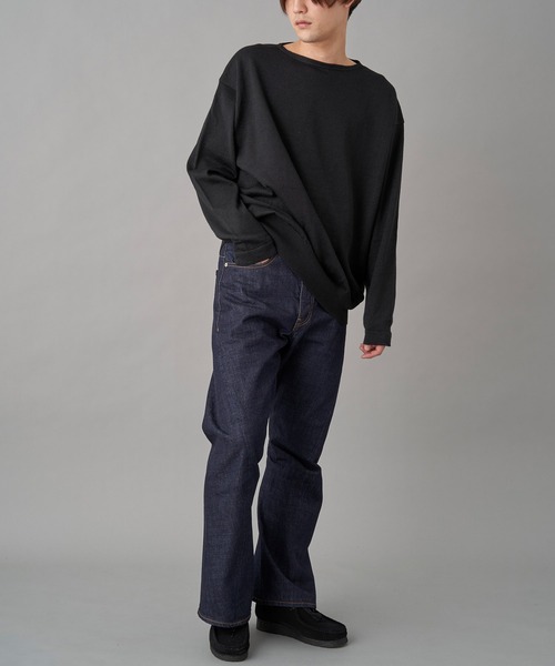 NVRFRGT（ネヴァーフォーゲット）の「NVRFRGT ORGANIC DENIM 3D TWISTED JEANS (NF221P04B)（デニムパンツ・メンズ・インディゴブルー・1/2）」の13枚目の写真