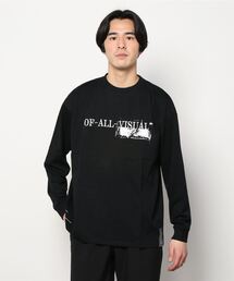 A4A | A4A（エーフォーエー）/M.FLOWER LST/フラワープリントロングスリーブTシャツ(Tシャツ/カットソー)