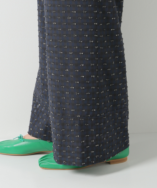 IENA(イエナ)の「&NAVY パジャマパンツ◆(その他パンツ・レディース・ホワイト/ネイビー・36/38)」の10枚目の写真