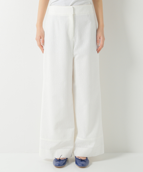 IENA(イエナ)の「&NAVY パジャマパンツ◆(その他パンツ・レディース・ホワイト/ネイビー・36/38)」の6枚目の写真