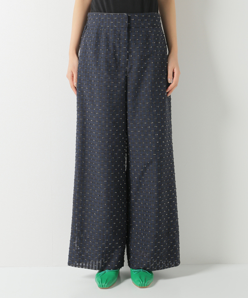 IENA(イエナ)の「&NAVY パジャマパンツ◆(その他パンツ・レディース・ホワイト/ネイビー・36/38)」の4枚目の写真