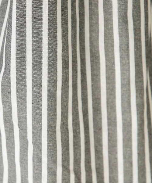 ANGIE（アンジー）の「リネンライクストライプルーズシャツ（シャツ/ブラウス・レディース・ブラック系その他/グリーン系その他/イエロー系その他/ブルー系その他・FREE）」の8枚目の写真