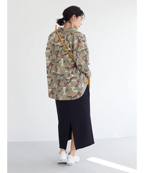 Green　Parks（グリーンパークス）の「カモフラ柄Bigシャツ（シャツ/ブラウス・レディース・カモフラージュ・FREE）」の4枚目の写真