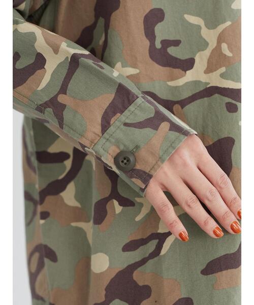 Green　Parks（グリーンパークス）の「カモフラ柄Bigシャツ（シャツ/ブラウス・レディース・カモフラージュ・FREE）」の10枚目の写真