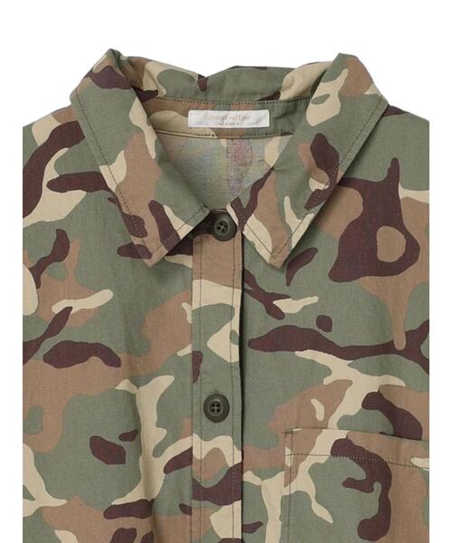 Green　Parks（グリーンパークス）の「カモフラ柄Bigシャツ（シャツ/ブラウス・レディース・カモフラージュ・FREE）」の14枚目の写真