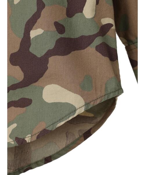 Green　Parks（グリーンパークス）の「カモフラ柄Bigシャツ（シャツ/ブラウス・レディース・カモフラージュ・FREE）」の20枚目の写真