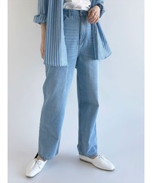 Samansa Mos2 blue | ECO DENIM パンツ(デニムパンツ)
