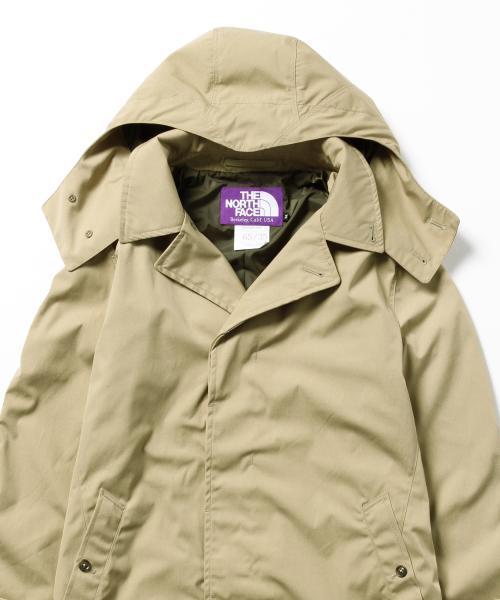 BEAMS（ビームス）の「【THE NORTH FACE PURPLE LABEL×BEAMS / 別注 ステンカラーコート 15SS】（ステンカラーコート・メンズ・ベージュ/ネイビー・MEDIUM/LARGE/SMALL）」の4枚目の写真