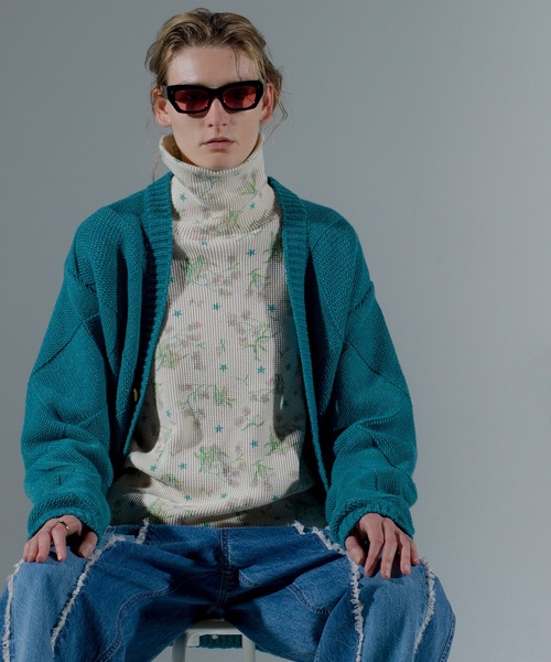 Jieda（ジエダ）の「PANEL WOVEN CARDIGAN（カーディガン/ボレロ